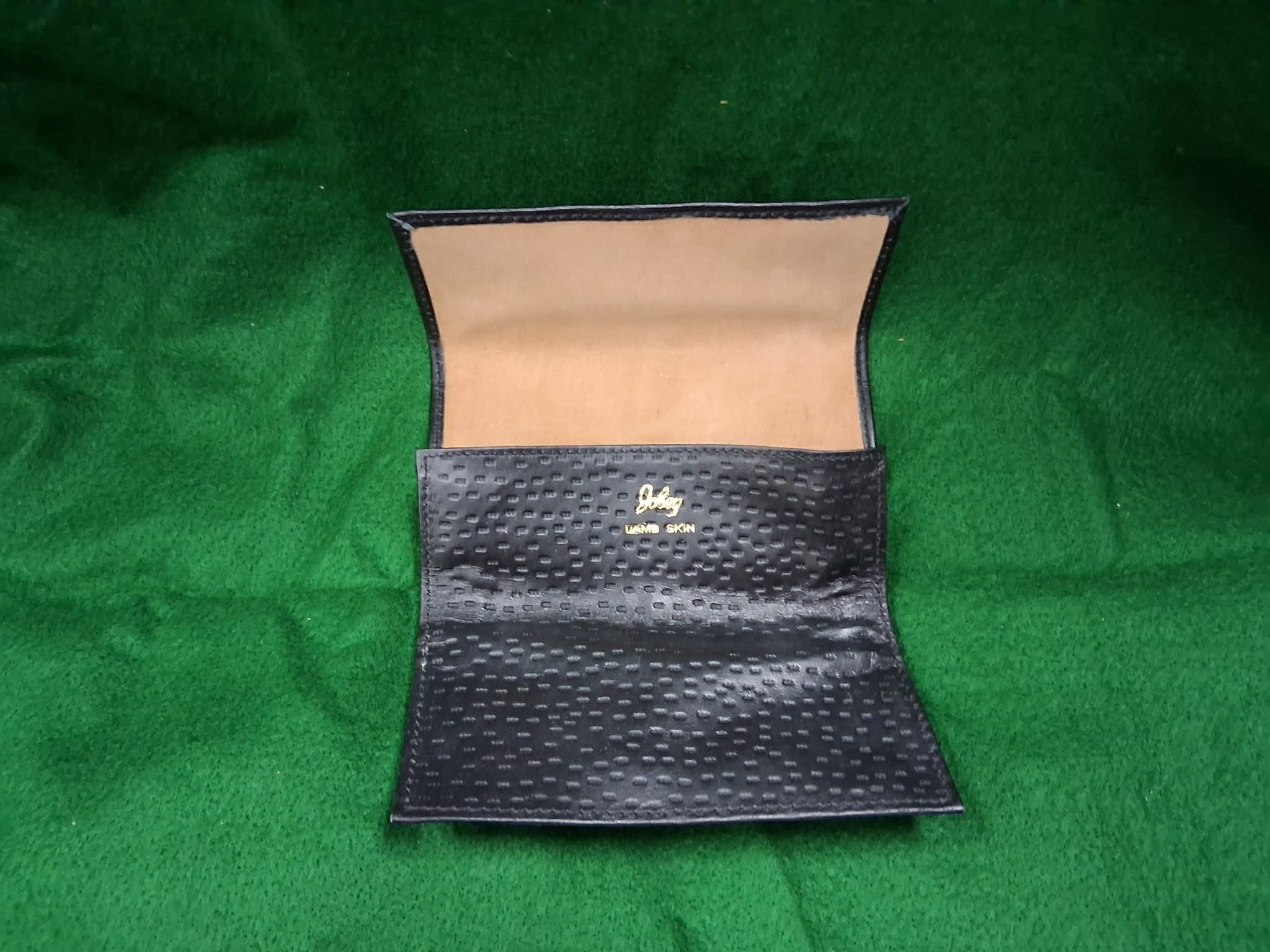 Trifold Lambskin Peccary Tobacco Pouch  