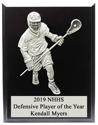 8 X 10 Defensive Male Figure Plaque
