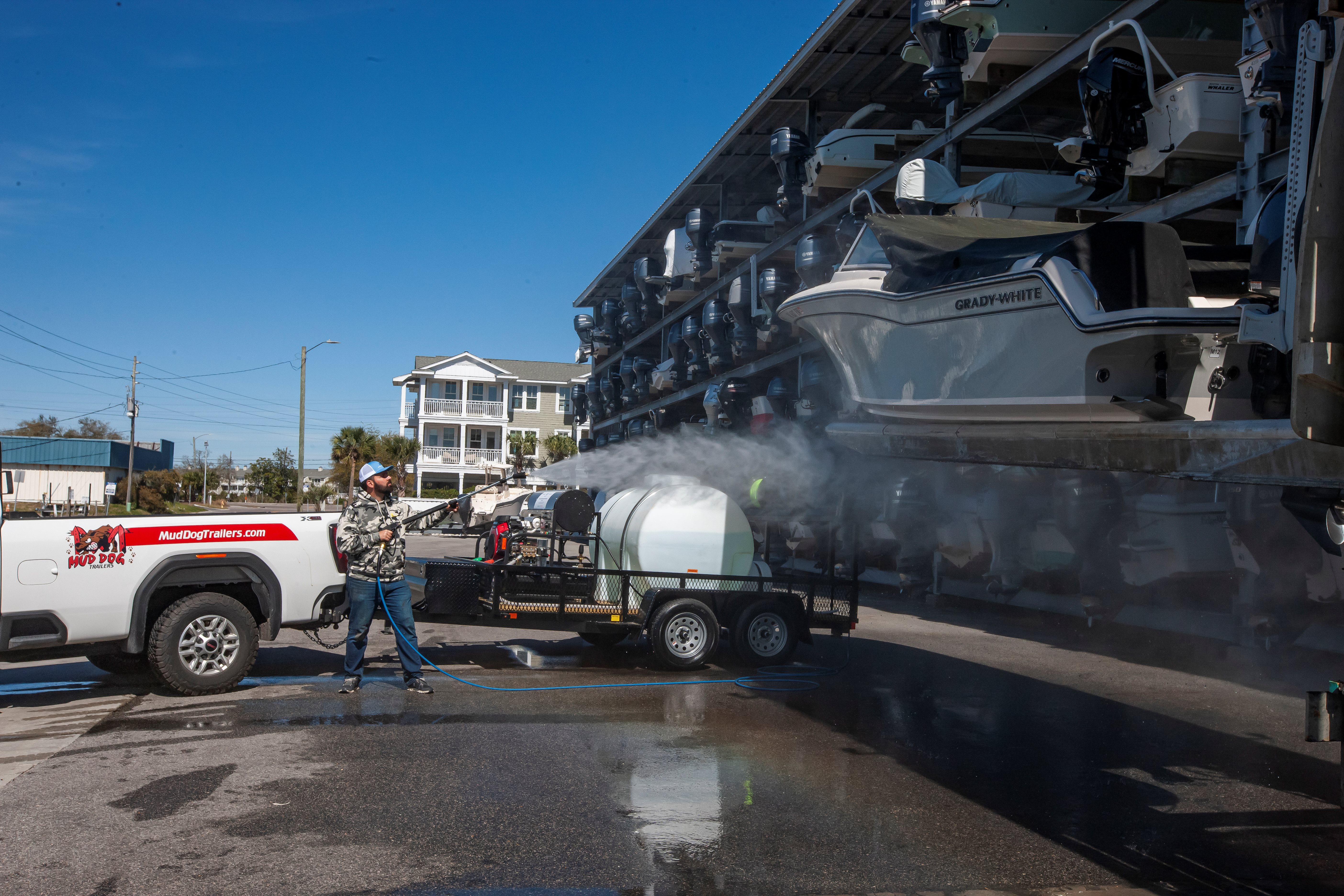 The Mud Dog Trailer - Mud Dog Pressure Washing Trailers