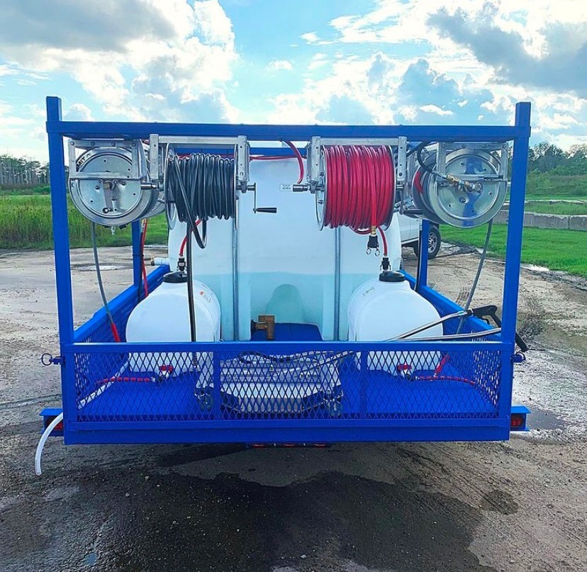 Custom Pressure Washing Trailer - Mud Dog Pressure Washing Trailers