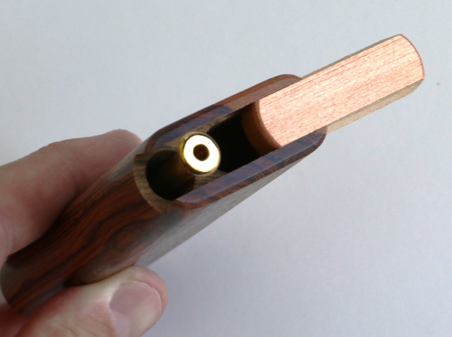 One of a Kind Bocote Dugout & One Hitter Pipe