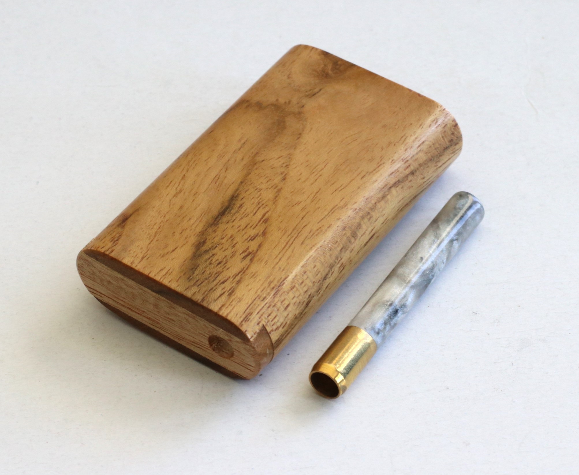 One of a Kind Teak Wood Dugout & One Hitter