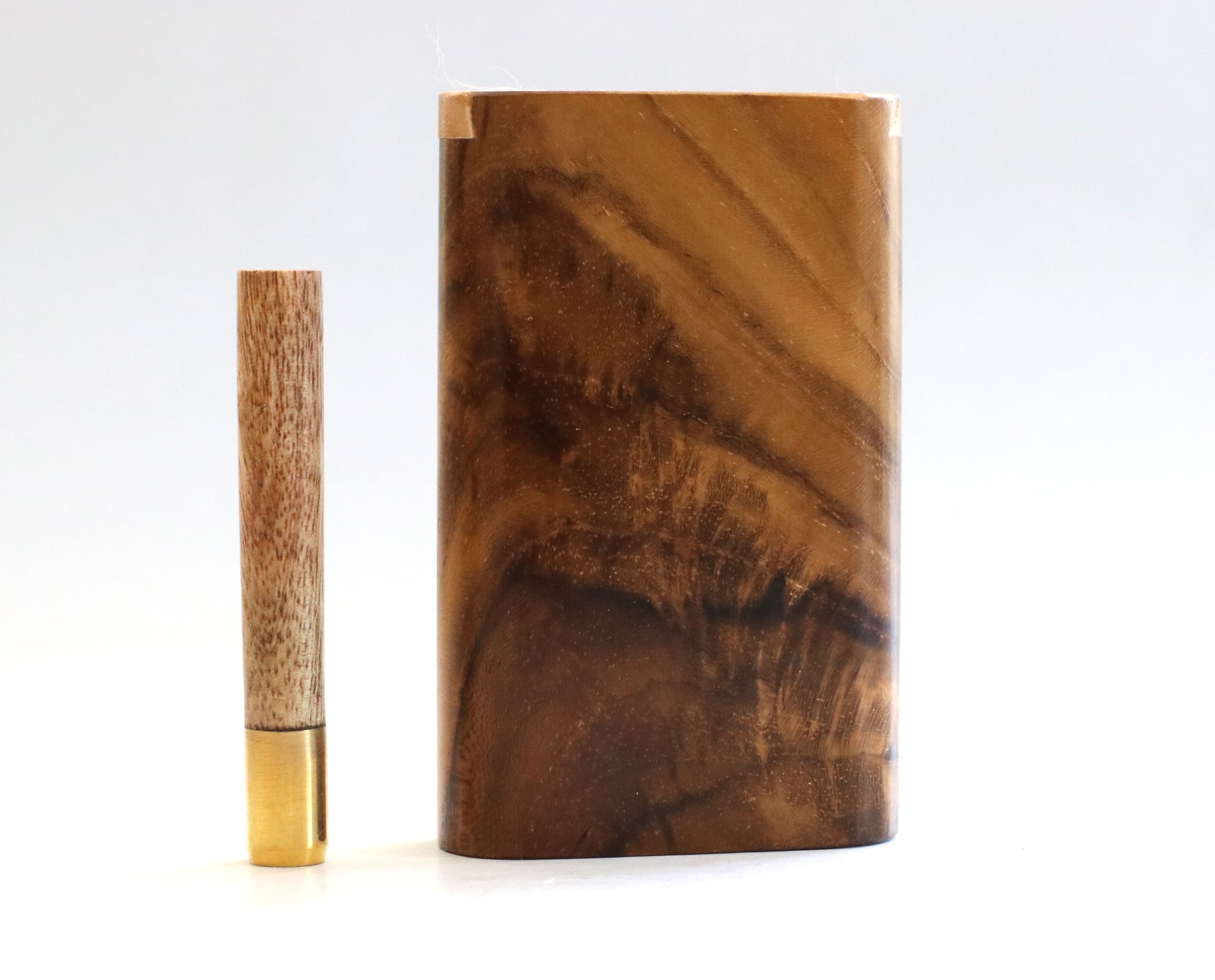 One of a Kind Teak Wood Dugout & One Hitter