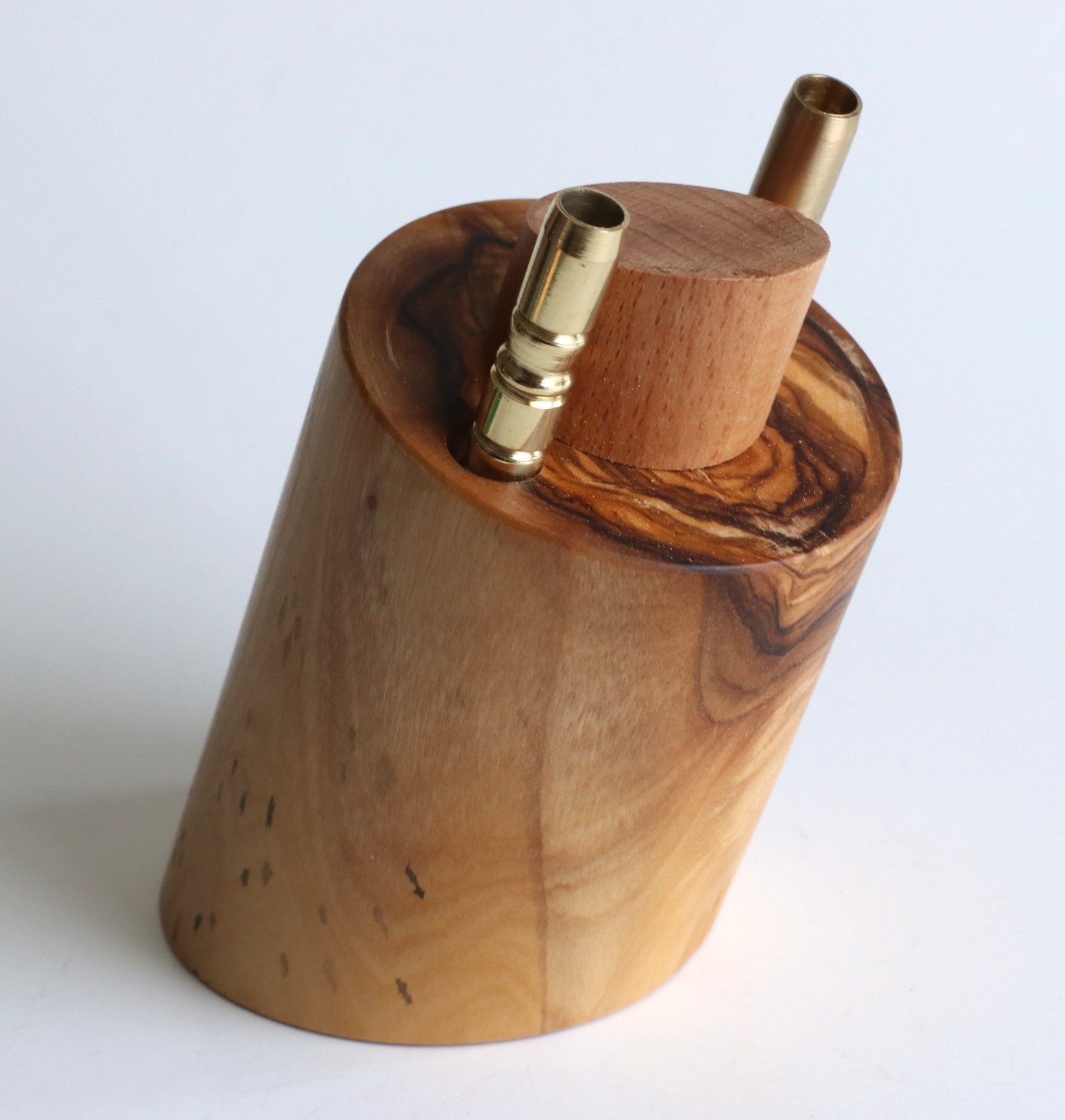Olive Wood Table Top Dugout-Unique one of a kind design