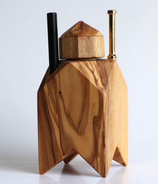 Olive Wood Table Top Dugout-Unique one of a kind design - 20