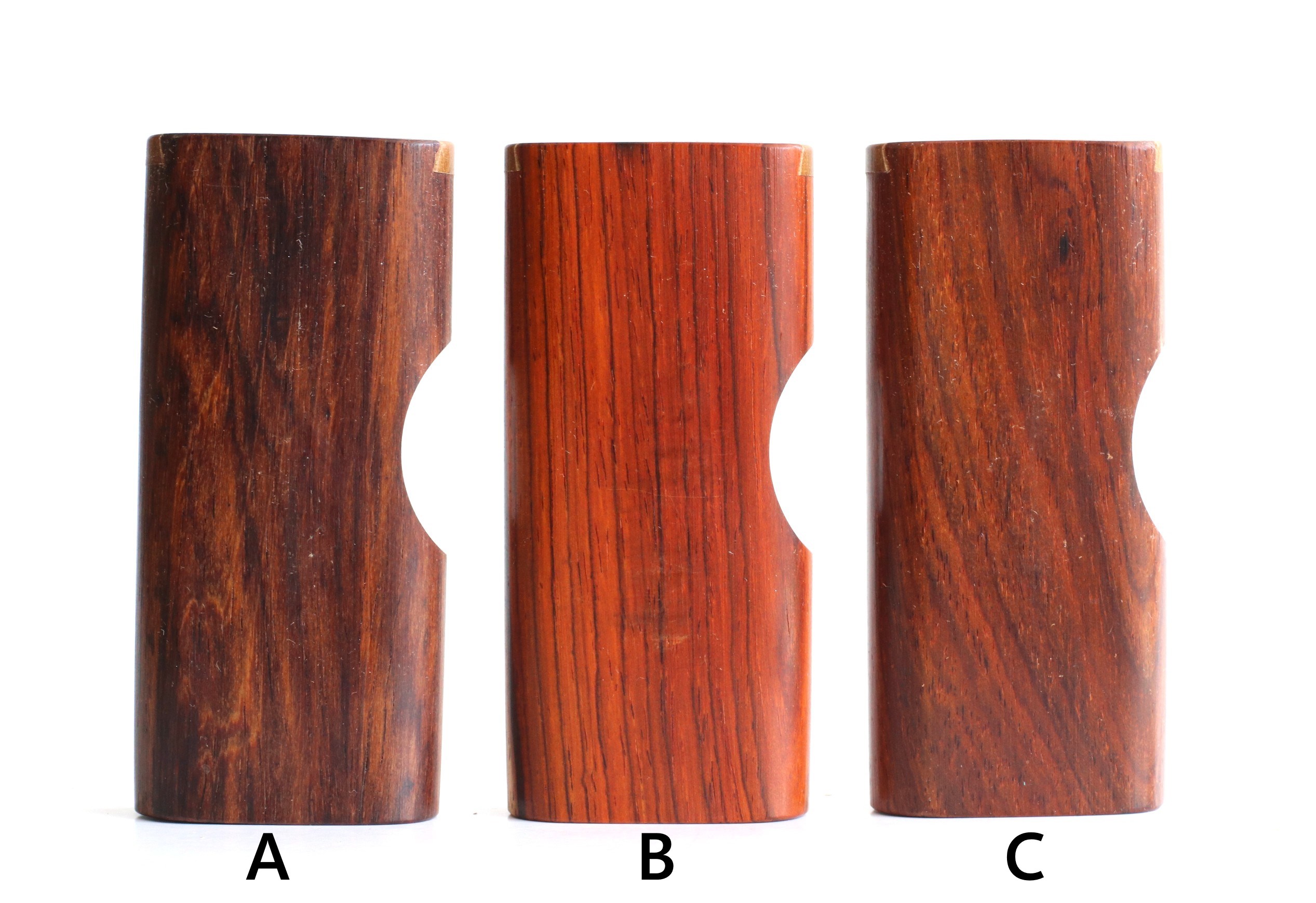 4" Cocobolo Slider Lid Dugouts & Brass Pipes-Locking Lid-Limited Edition