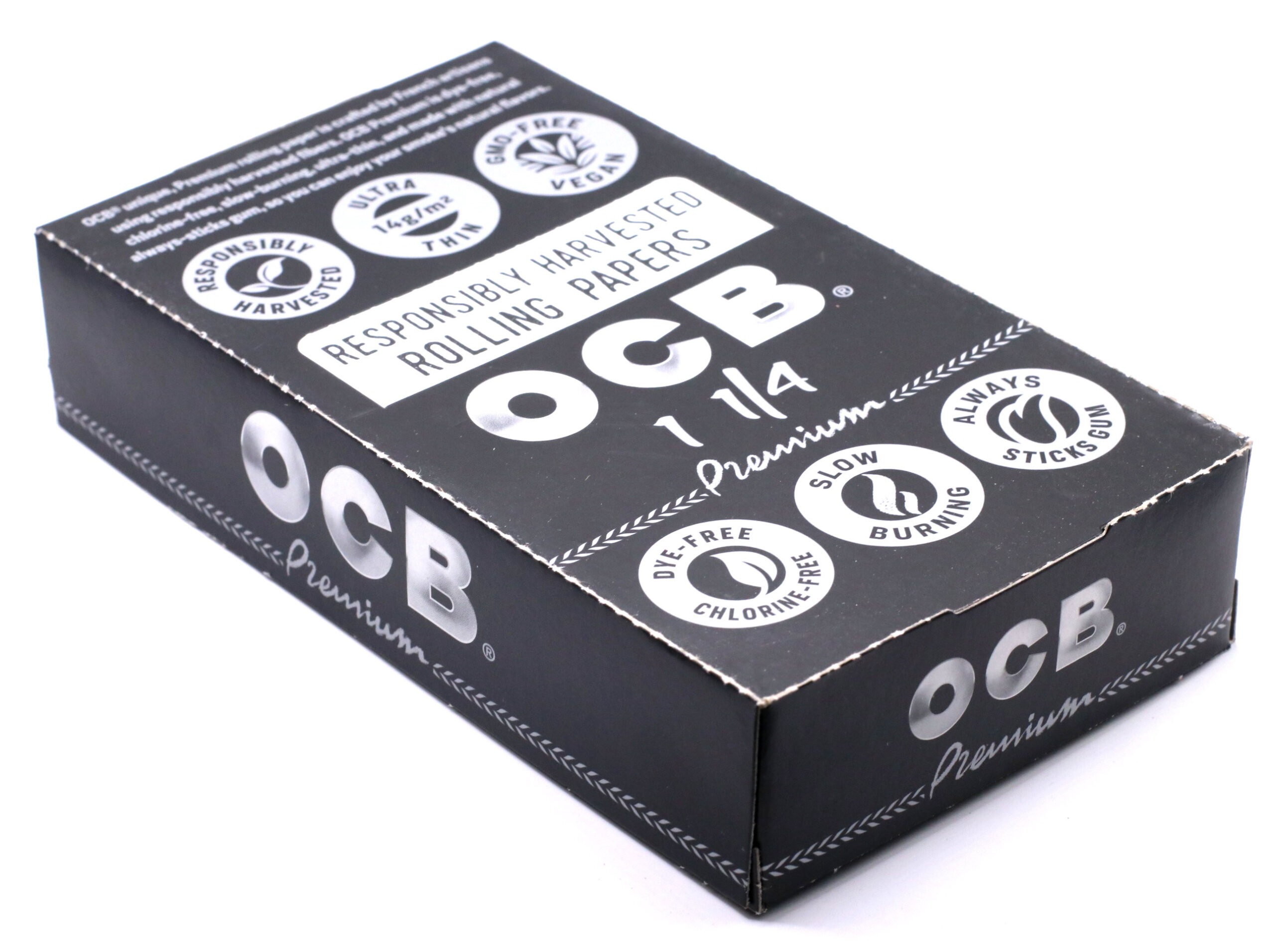 OCB Premium Rolling Papers- 1 1/4-50 Leaf Pack