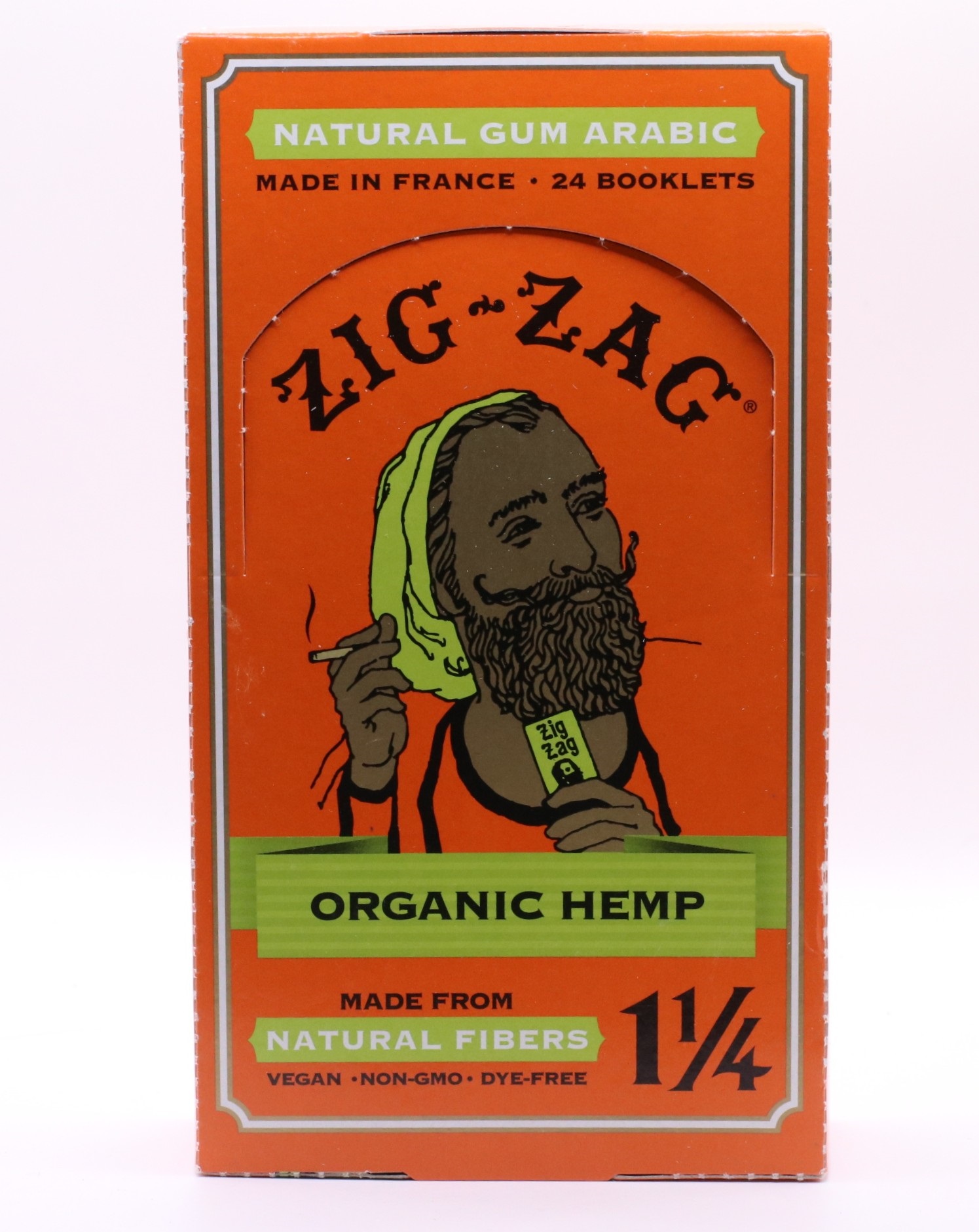 Zig Zag Organic Hemp Rolling Papers- 1 1/4-50 Leaf Pack