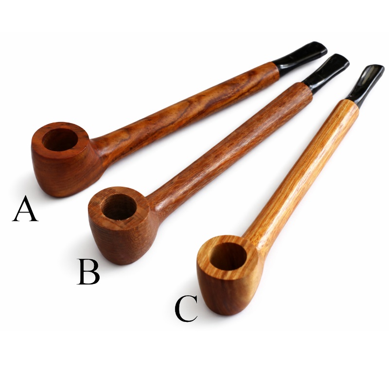 5.5" Exotic Wood Pipe-L37 MOROCCAN- American Handcrafted Quality Smoking Pipe