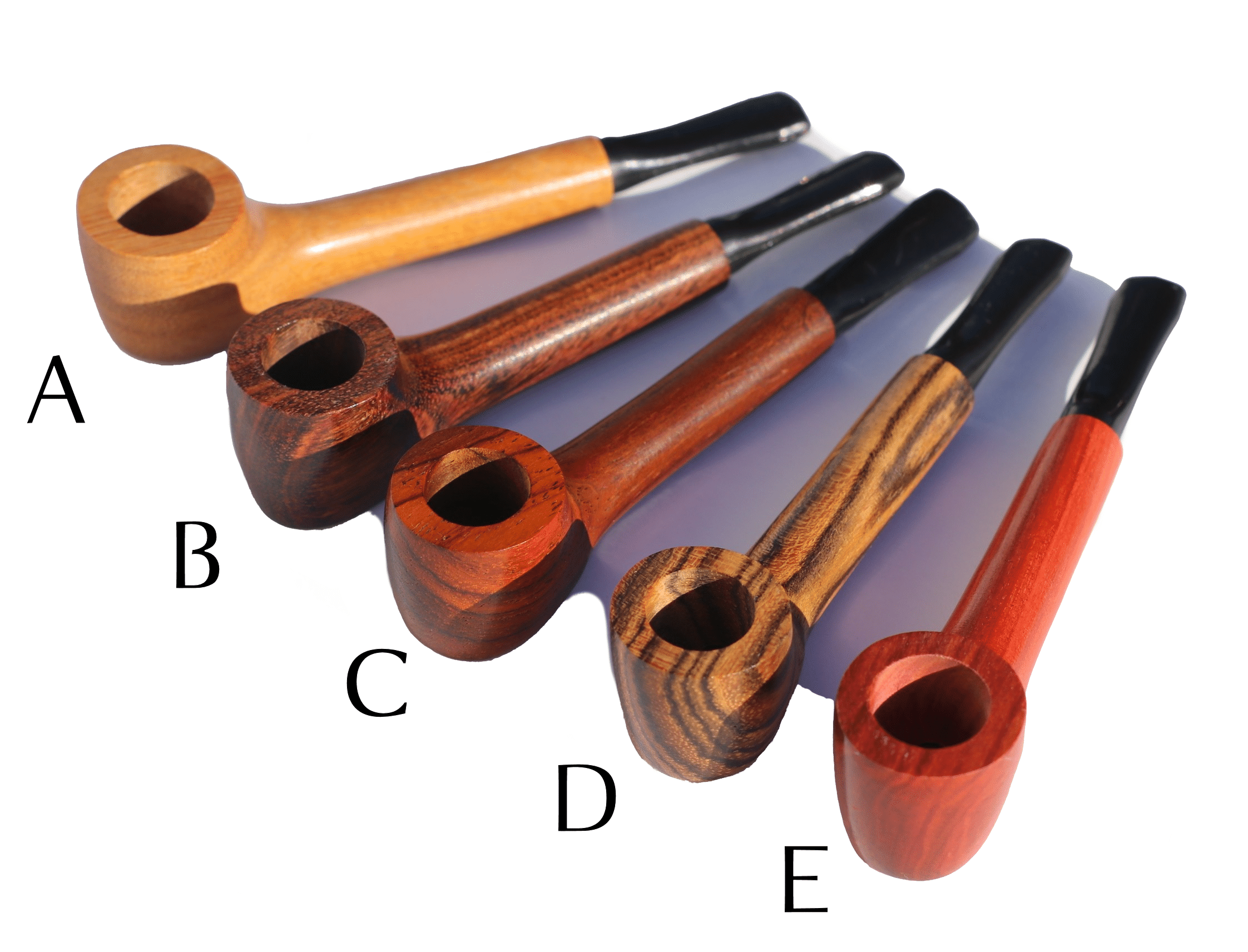 4" Exotic Wood Pipe- L1 CLASSIC- Smoking Bowl for Herbs and Fine Tobacco