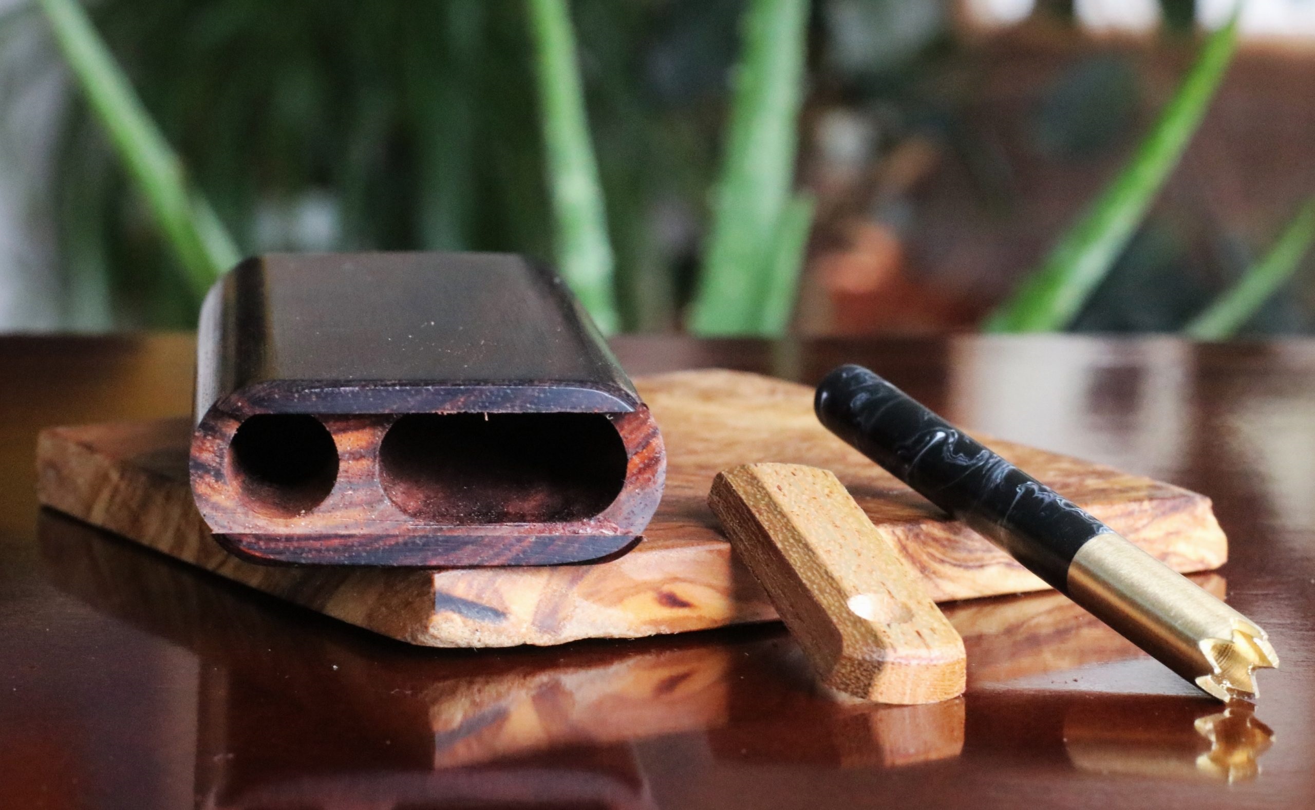 Cocobolo & Honduras Wood Dugouts- The Perfect Gift- the finest dugout and one hitter pipe ever! - Cocobolo Dugout