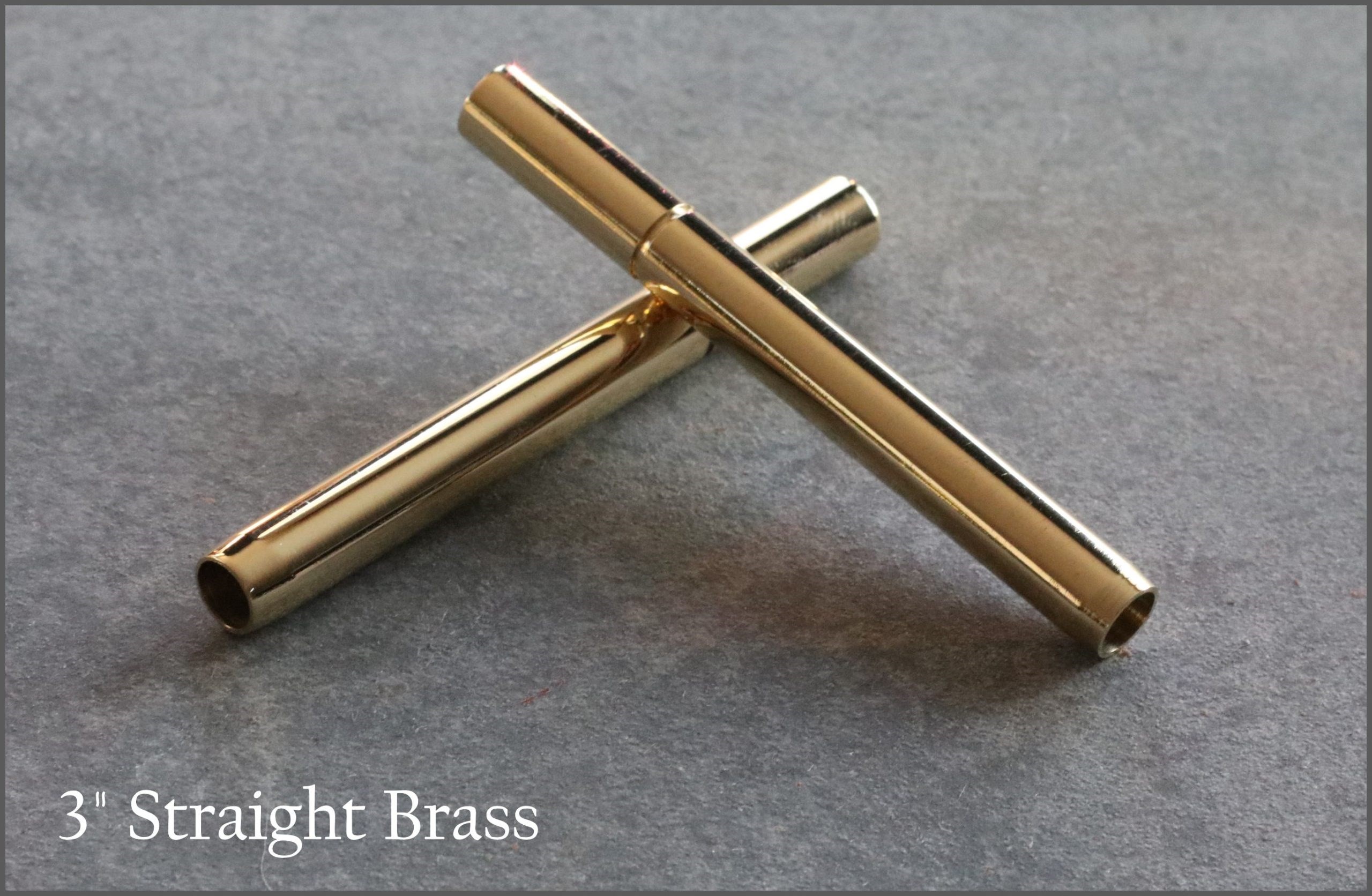 3" Straight Brass One Hitter Pipe