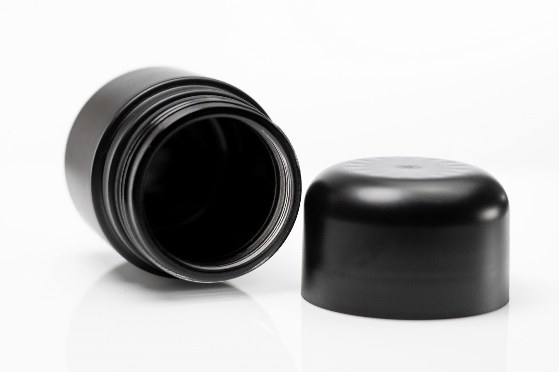 Black Glass Stash Jar- UV Protected-Smell Proof-3-5 gram Capacity- No smell Guaranteed-PRO 420