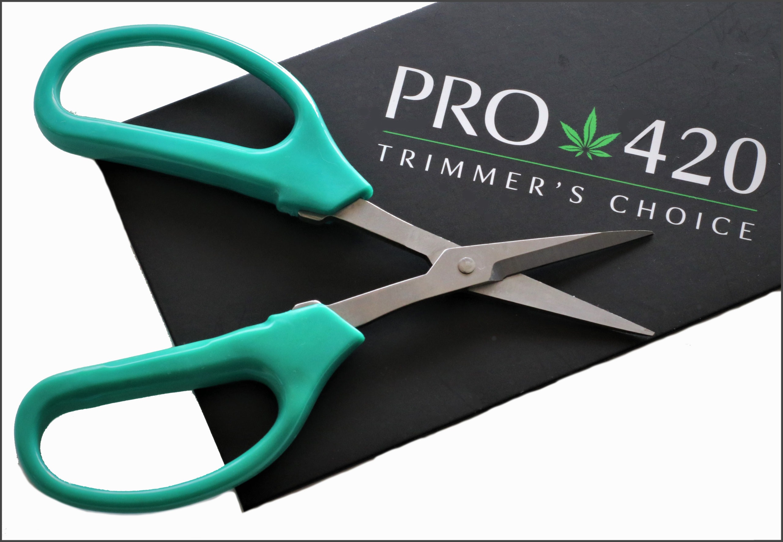 PRO 420 Classic Silver Scissors- 2 Pack- Harvest Scissors- Trim-Manicure-Professional Grade Scissors