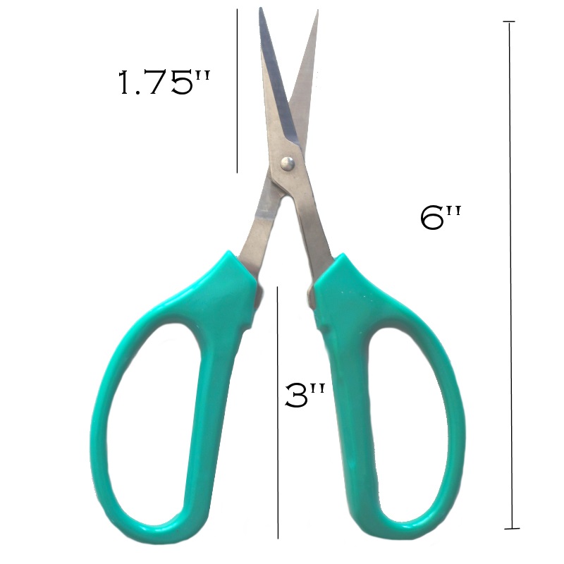PRO 420 Classic Silver Scissors- Trim-Harvest-Manicure-PRO 420 Trimmer's Choice - Marijuana Trim Scissors