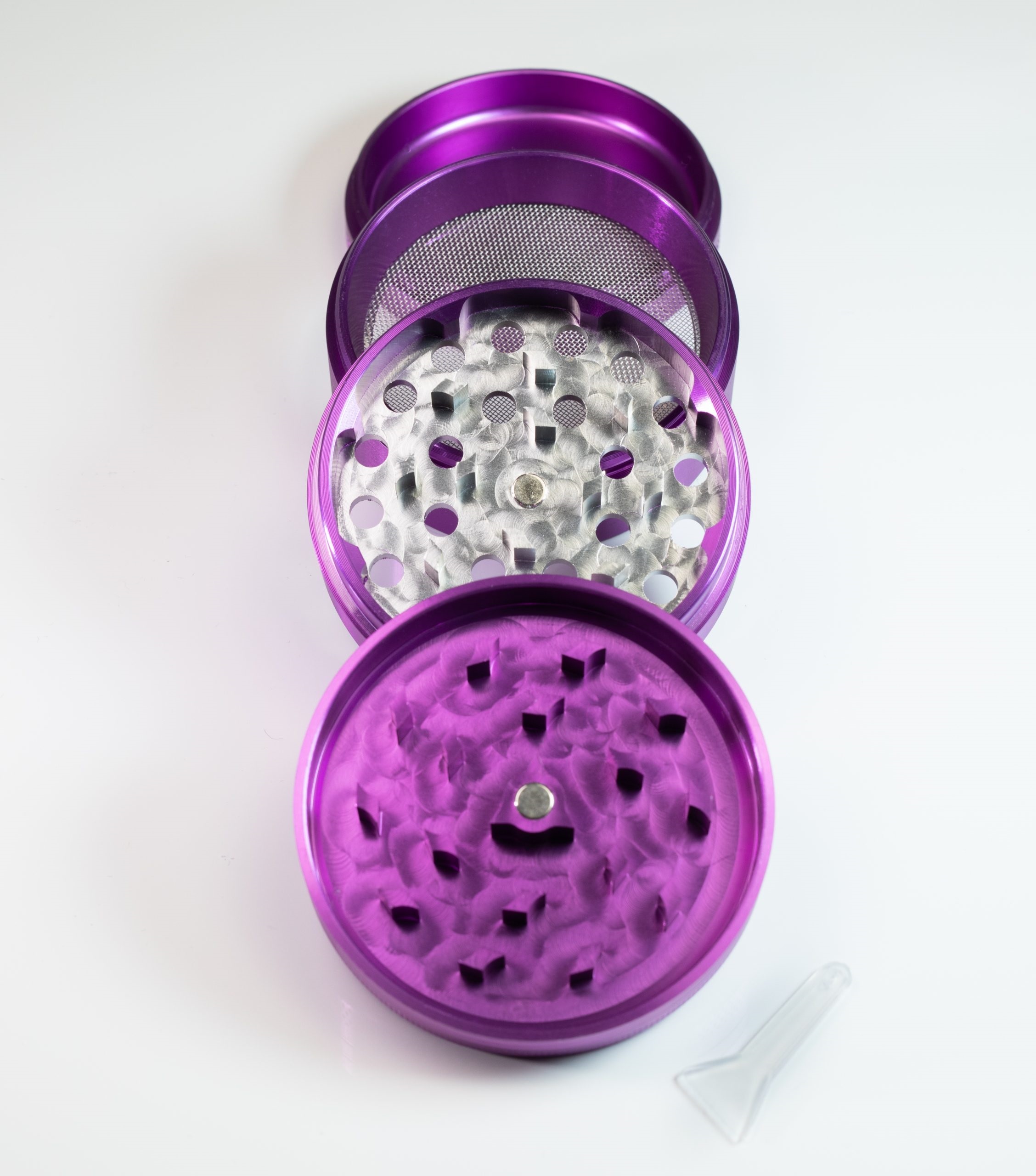 Purple Herb Grinder- 2.5" 4 Piece Professional Grade herb Grinder