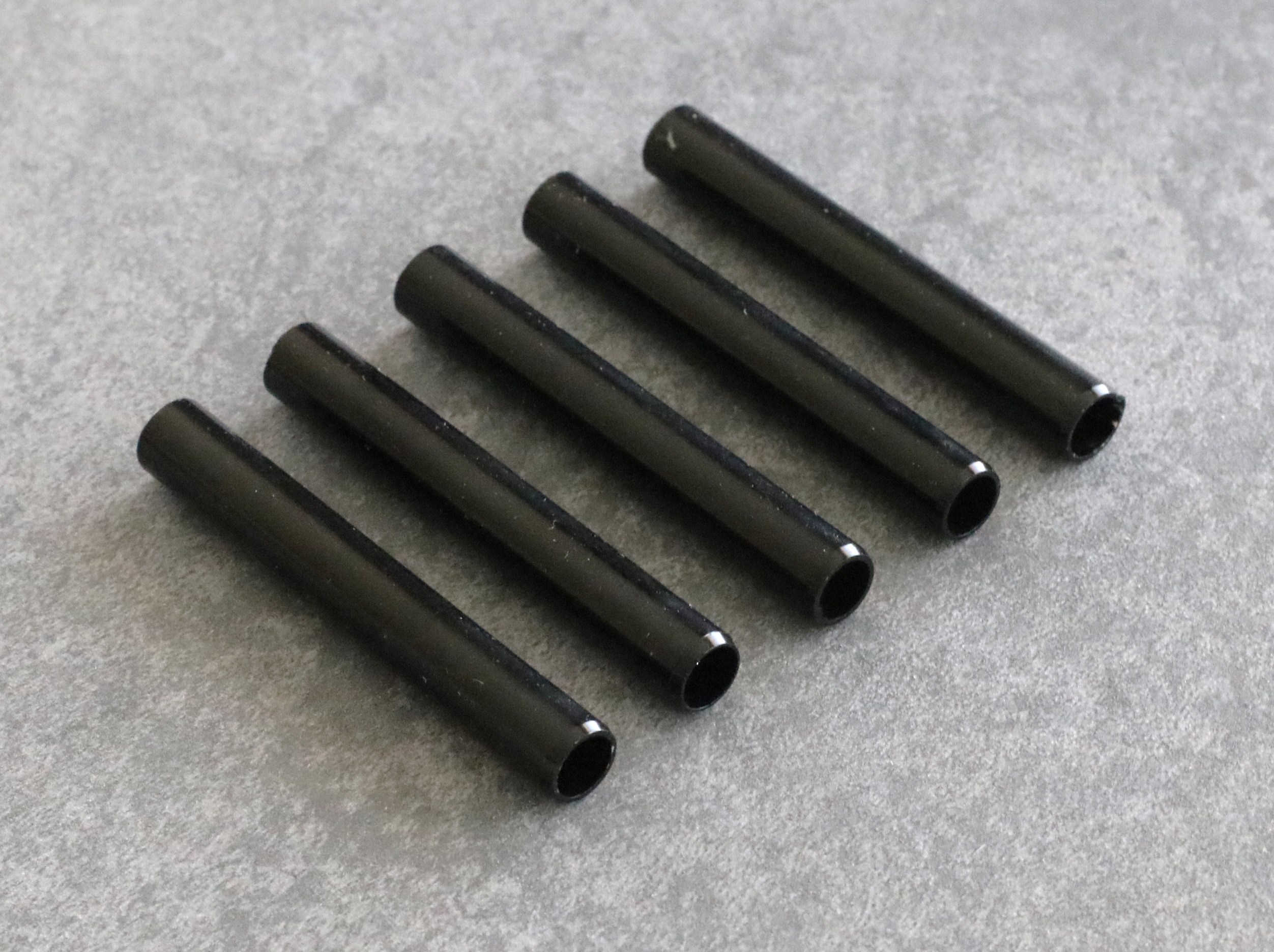 2" Straight Black One Hitter Pipes - Glass Spoon Pipe by PRO 420