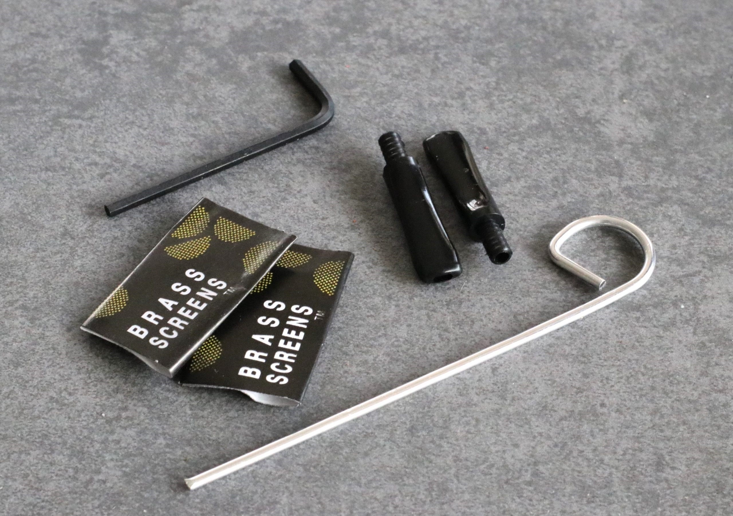 Wood Pipe Smoking Accessories- Poker- Screens- Hex Key for Lids