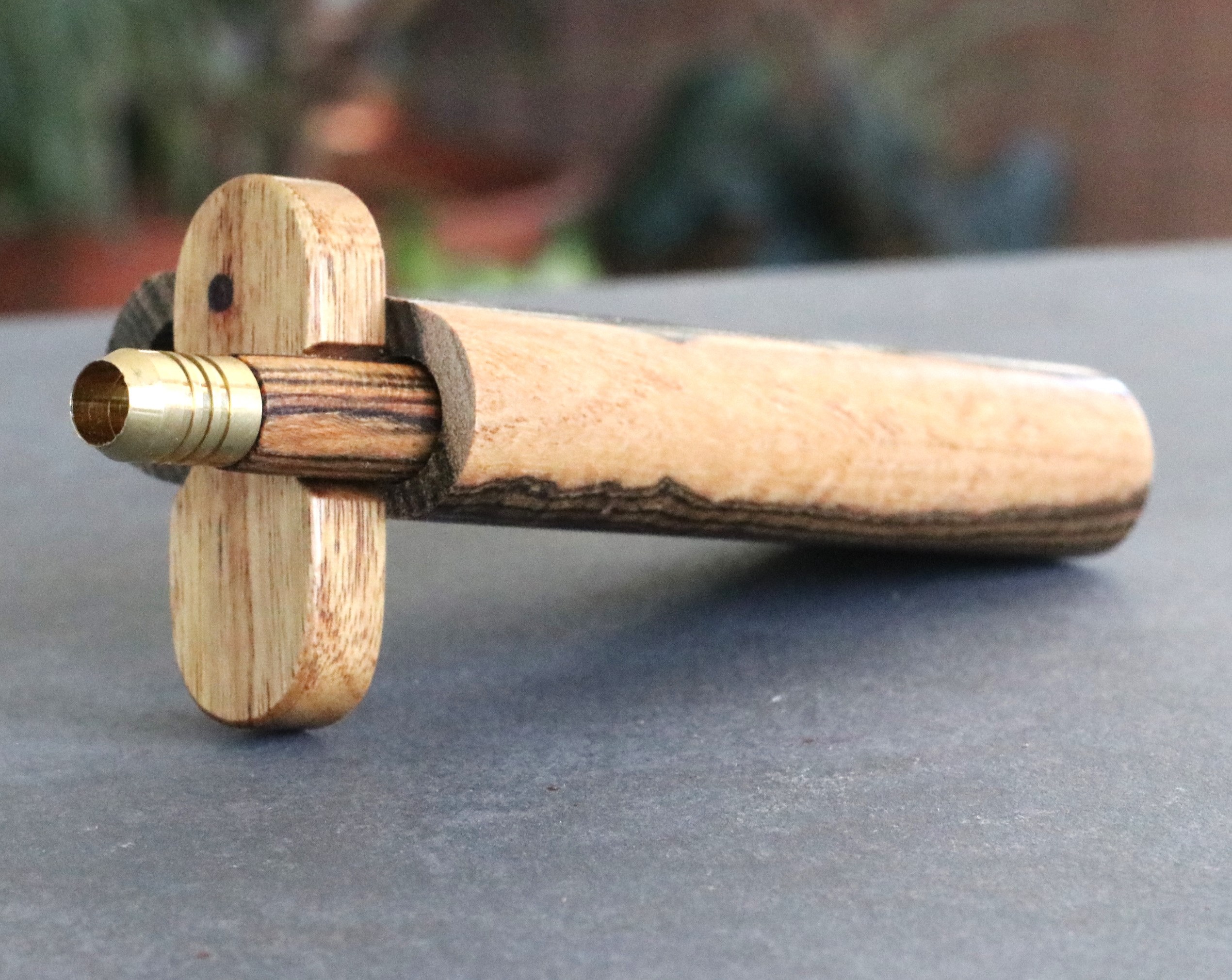 Bocote Wood Dugouts & One Hitters- Incredible Chocolate Grain - Bocote Swivel Lid Dugout