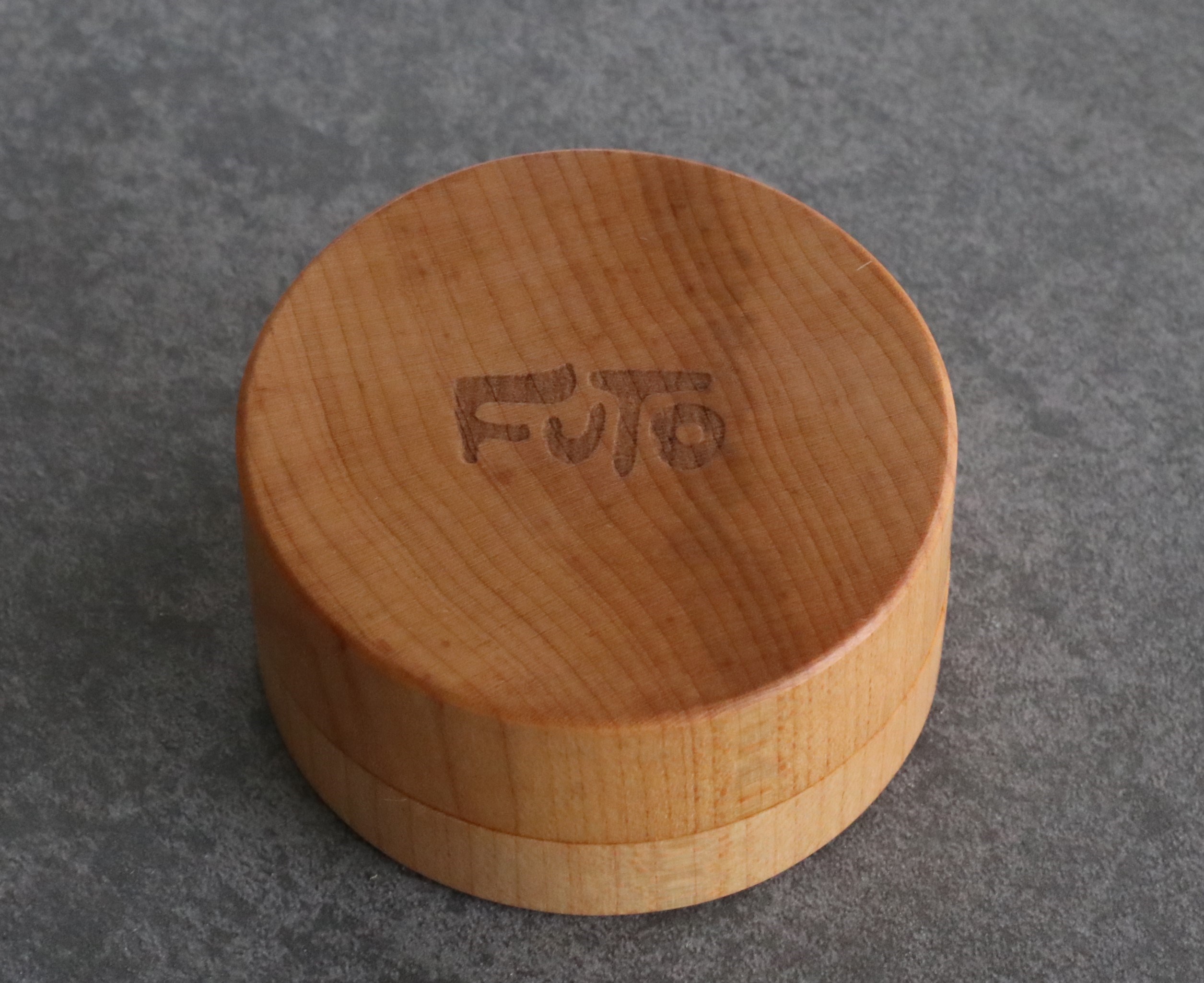 Futo Maple Wood Grinder- 2 Piece simple easy to use herb grinder