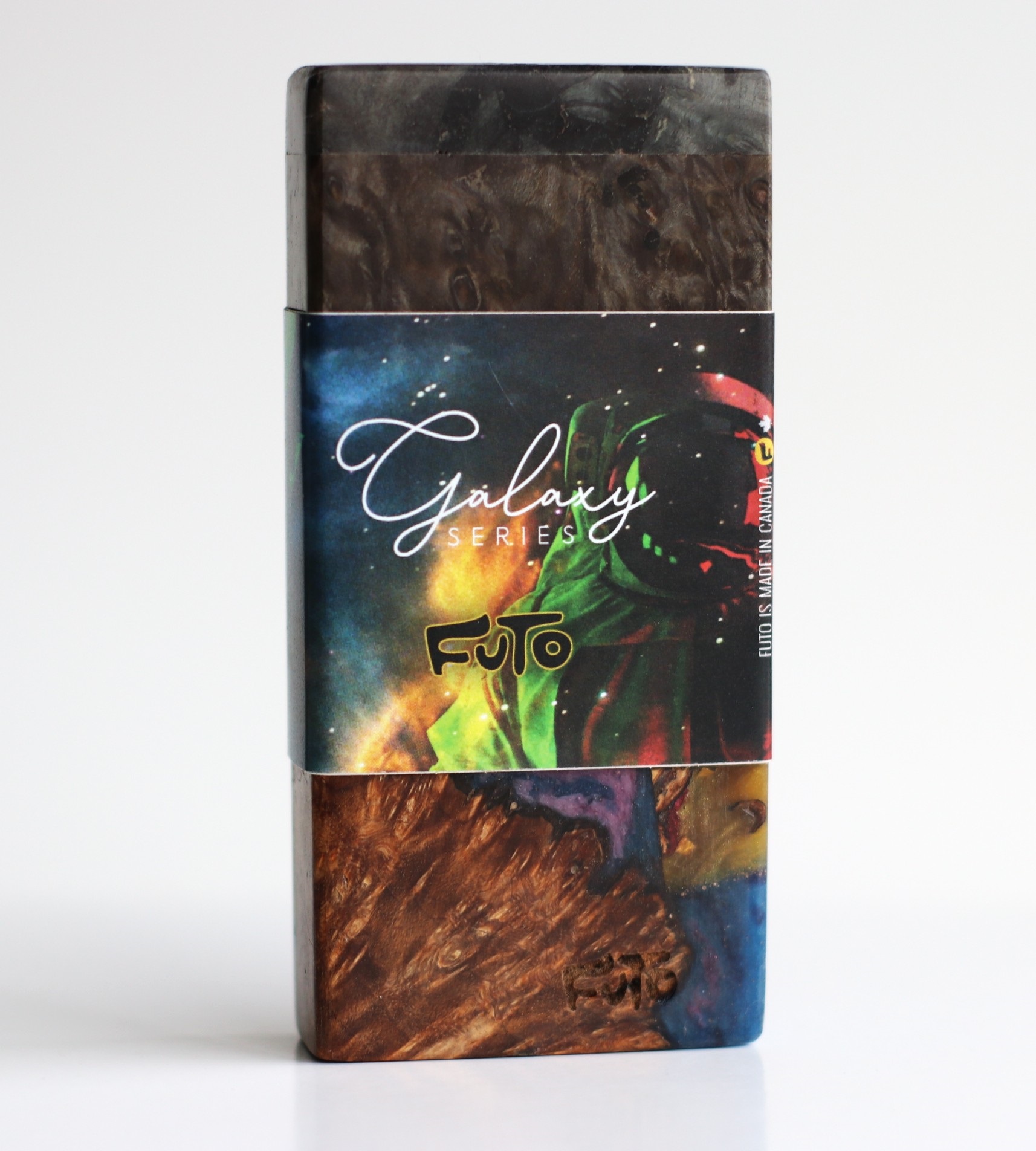 Galaxy Burl Futo Stash Box- Out of this World Wood Dugout- 4" Burled Wood- Best Quality - Galaxy Burl Futo Dugout