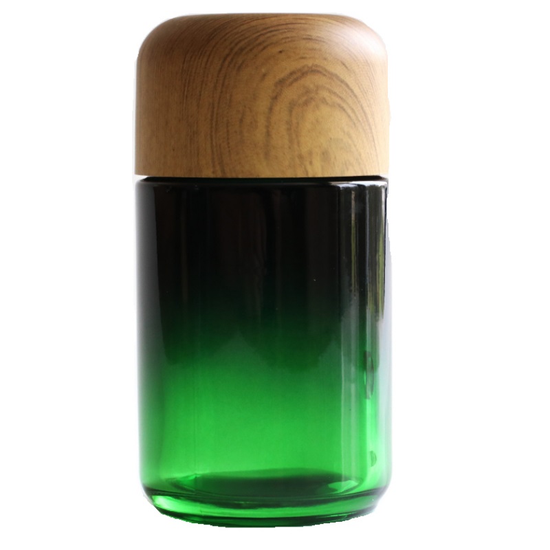 4" Glass Stash Jar-Smell Proof-Child Proof Lid-Safe and Secure Jar - Glass Stash Jar