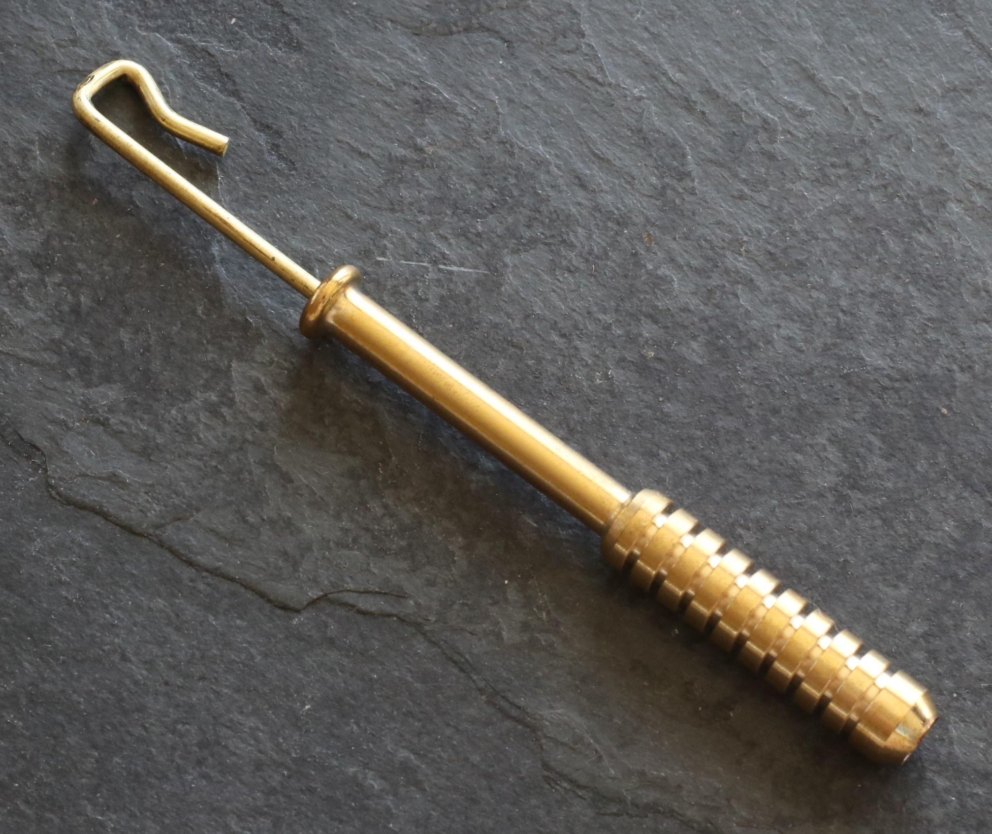 3.5" Brass Poker-Cleaning Tool for Dugouts & Pipes - Brass Poker for Cleaning Pipes