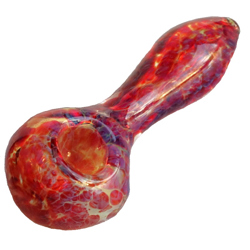 4" Sunset Orange Glass Spoon Pipe - Glass Spoon Pipe
