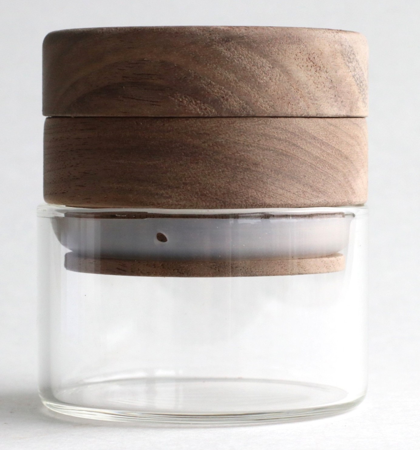 PRO 420 Custom Wood Herb Grinder & Glass Storage Jar - Herb Grinder and Stash Jar