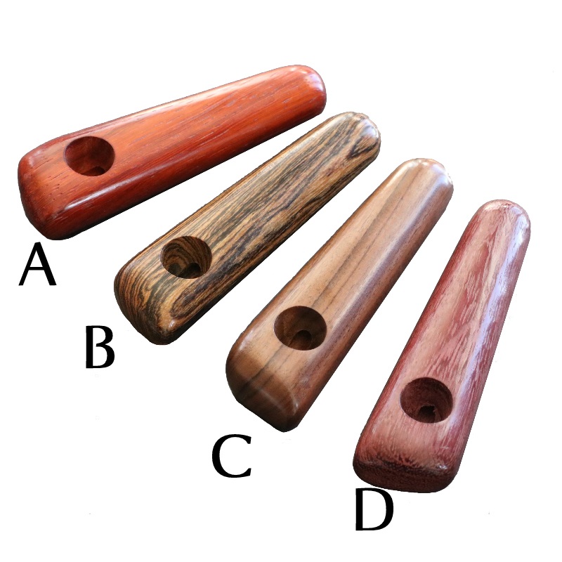 3.5" Exotic Wood Pipe-B30-Handcrafted American Wood Pipe - Traditional Smoking Pipe