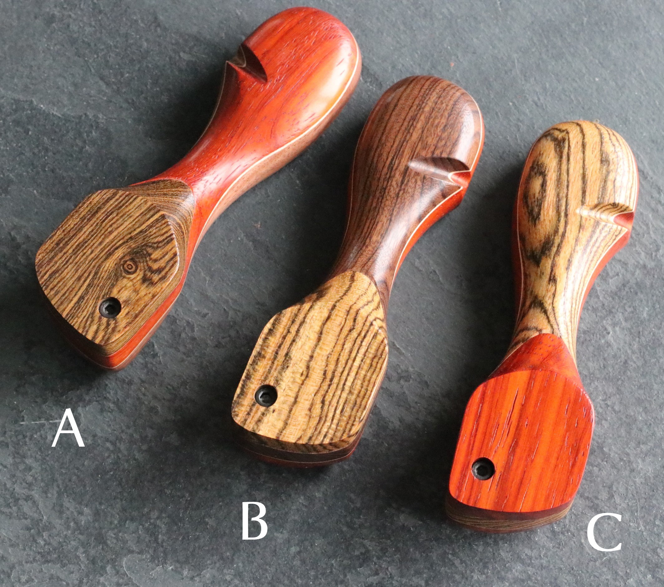 Exotic Wood Swivel Lid Pipe-TP43L-4"-American Handcrafted Smoking Pipe - Crafted Wood Smoking Pipes