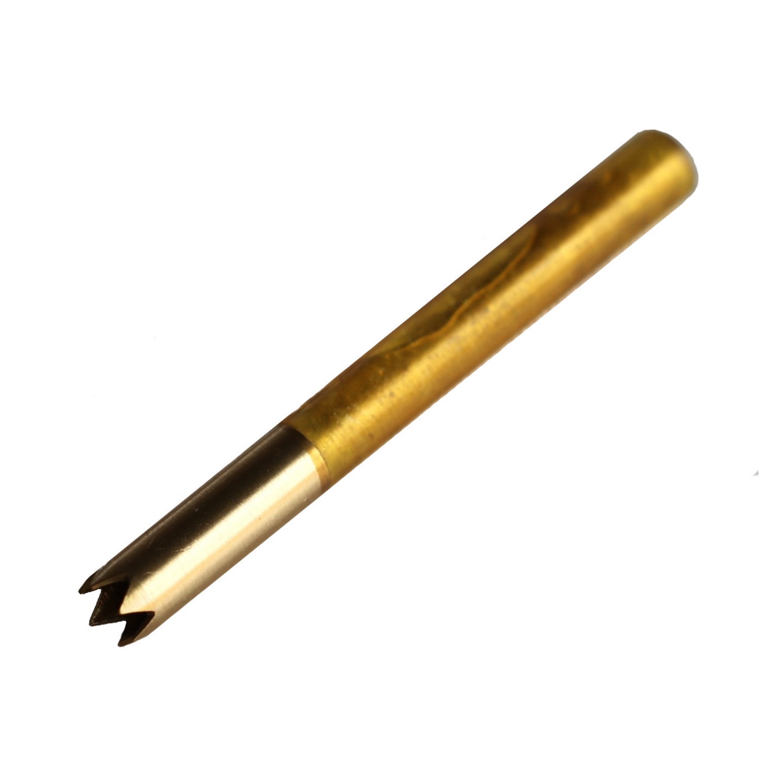 3"Brass Grinder Tip Pipe-Designed for 4" Dugouts-Yellow Resin Heat Cover - Brass Grinder Tip Pipe