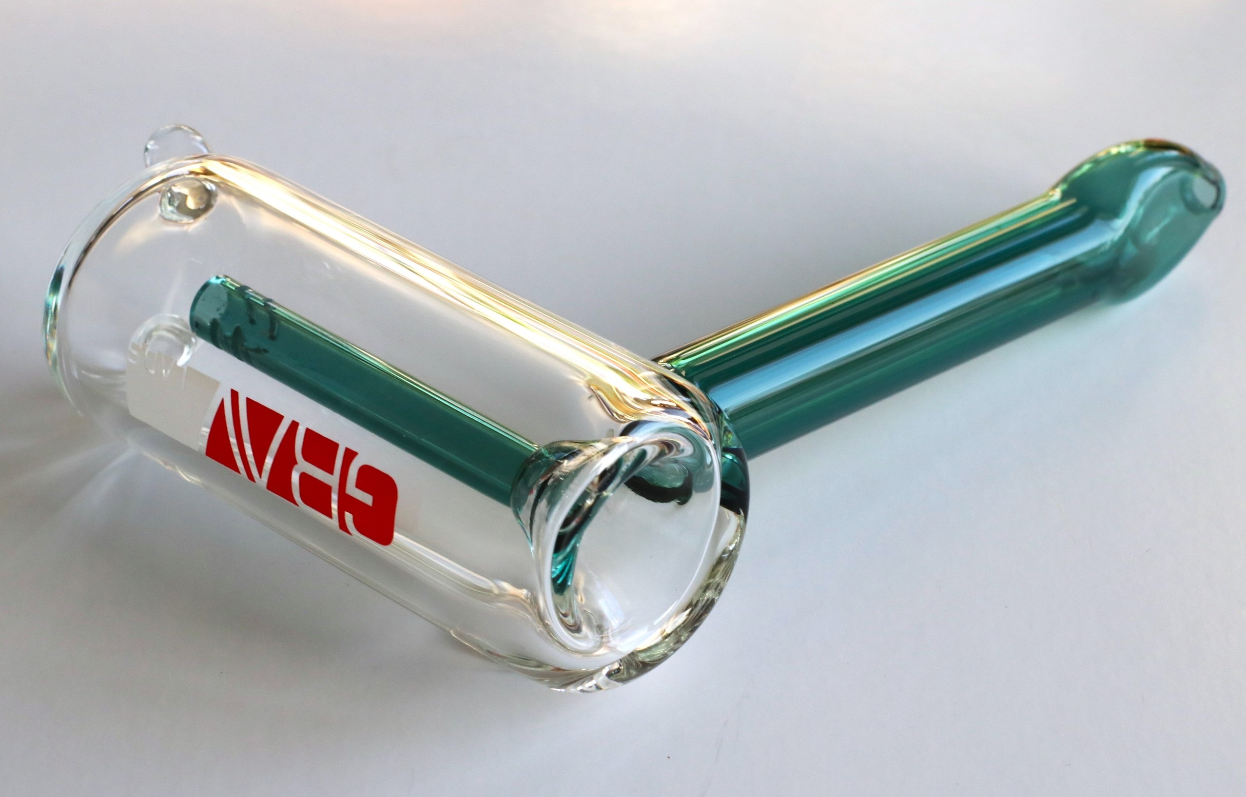6" GRAV Glass Bubbler-Quality Glass Water Pipe-Multiple Colors Available - GRAV Glass Bubbler