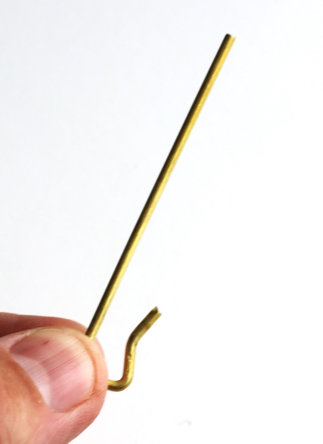2.5" Brass Poker-Cleaning Tool for Dugouts & Pipes - Brass Poker Cleaning Tool