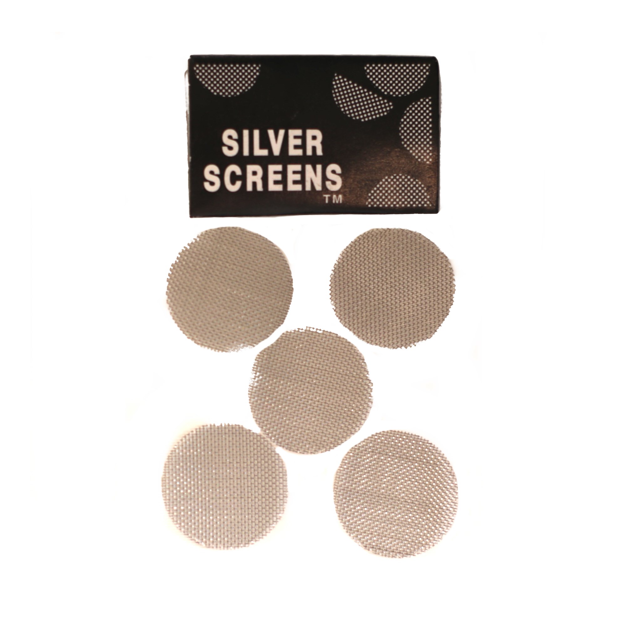 Steel Pipe Screens- .75" Diameter- 5 per pack-Smoking Pipe Filter Screens - 4' Glass Spoon Pipe