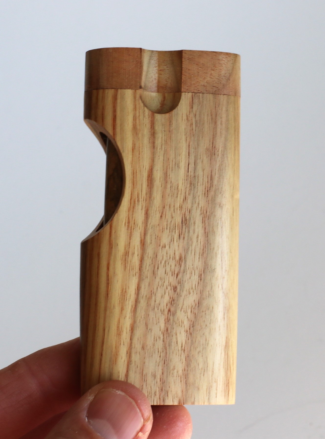 4" Zebra Swivel Lid Dugout & One hitter pipe-American Made by Better Life-Locking Lid - Swivel Lid Cutaway Dugout by Better Life