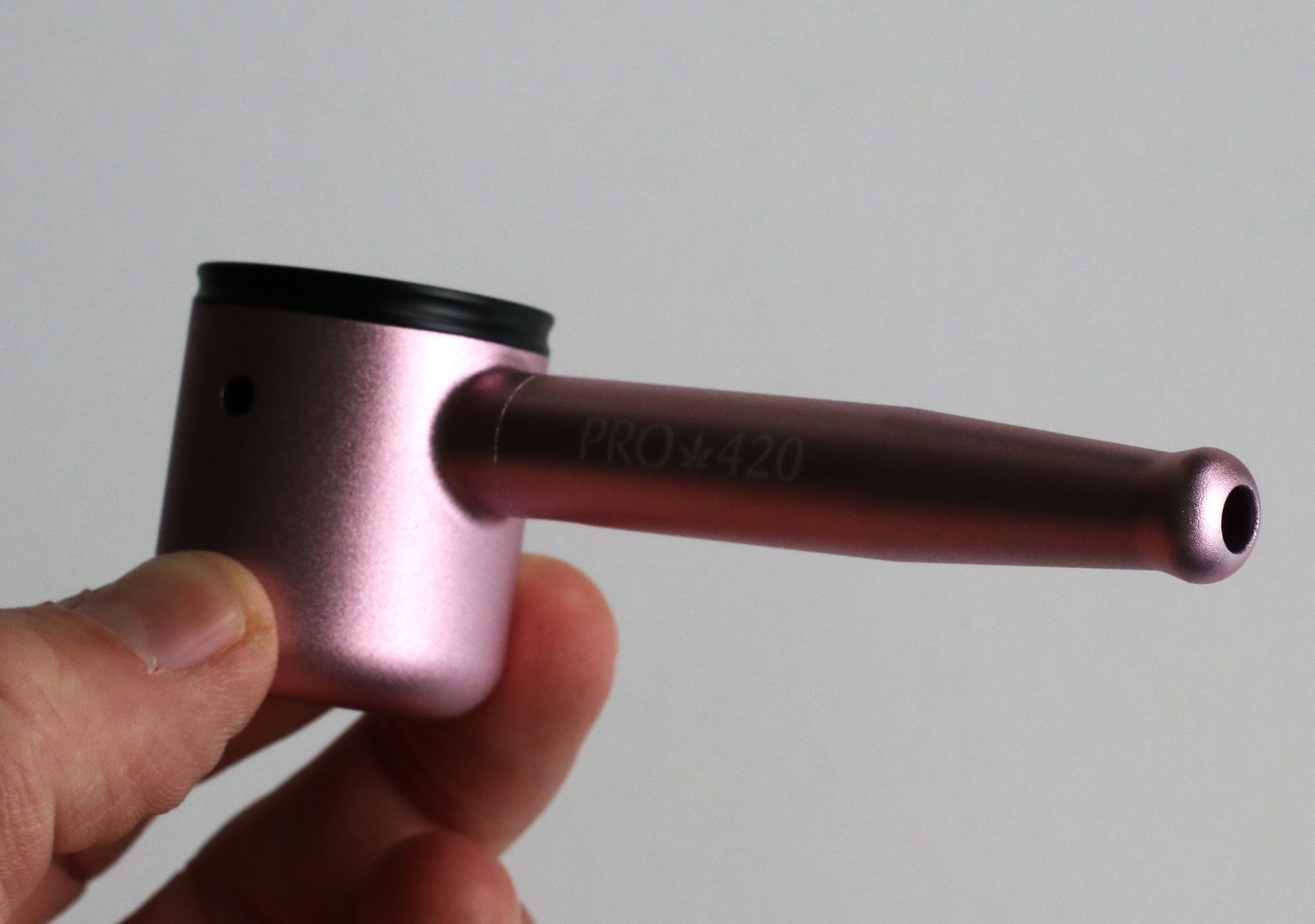 PRO 420 Aluminum Alloy Pipe-Lifetime Use-Large Bowl-4.5" Length-Pink Heavy Duty Smoking Pipe - PRO 420 Aluminum Alloy Pipe