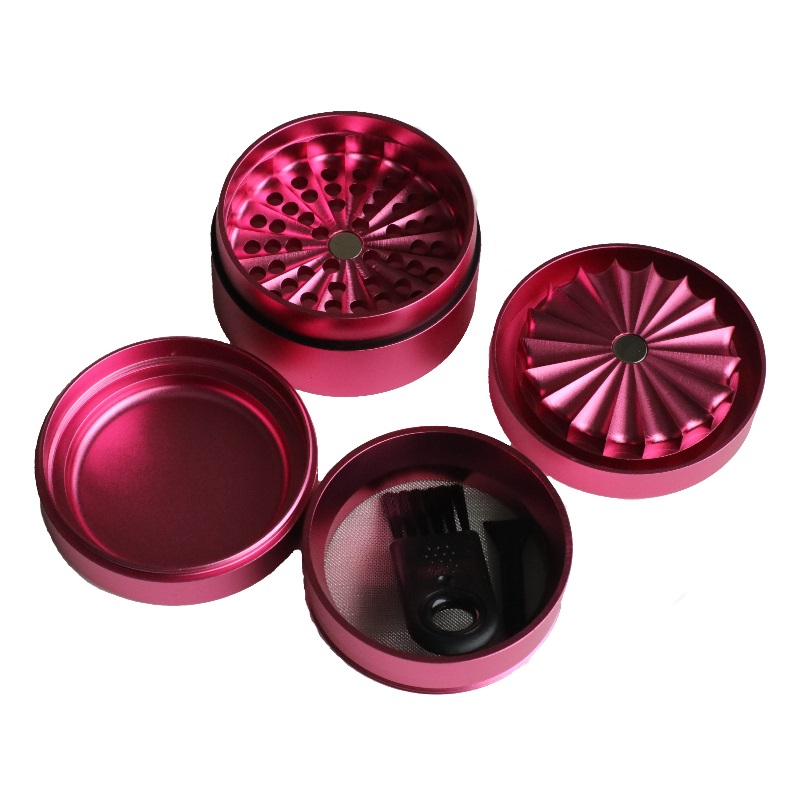 60mm PRO 420 Apollo Grinder-State of the Art Herb Crusher-Pink - Apollo Grinder by PRO 420