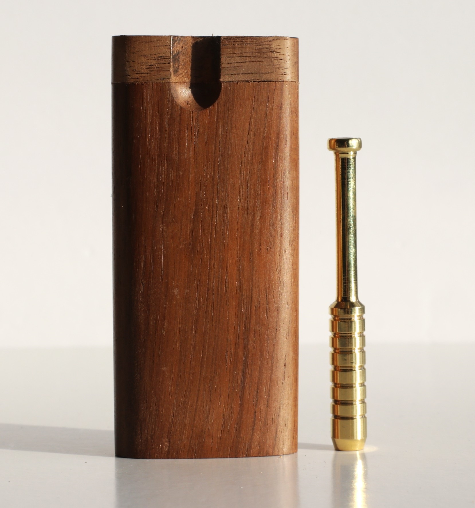 Golf Dugouts & One Hitters-Golf Themed Laser Engraved Stash Boxes - Walnut Dugout by Better Life