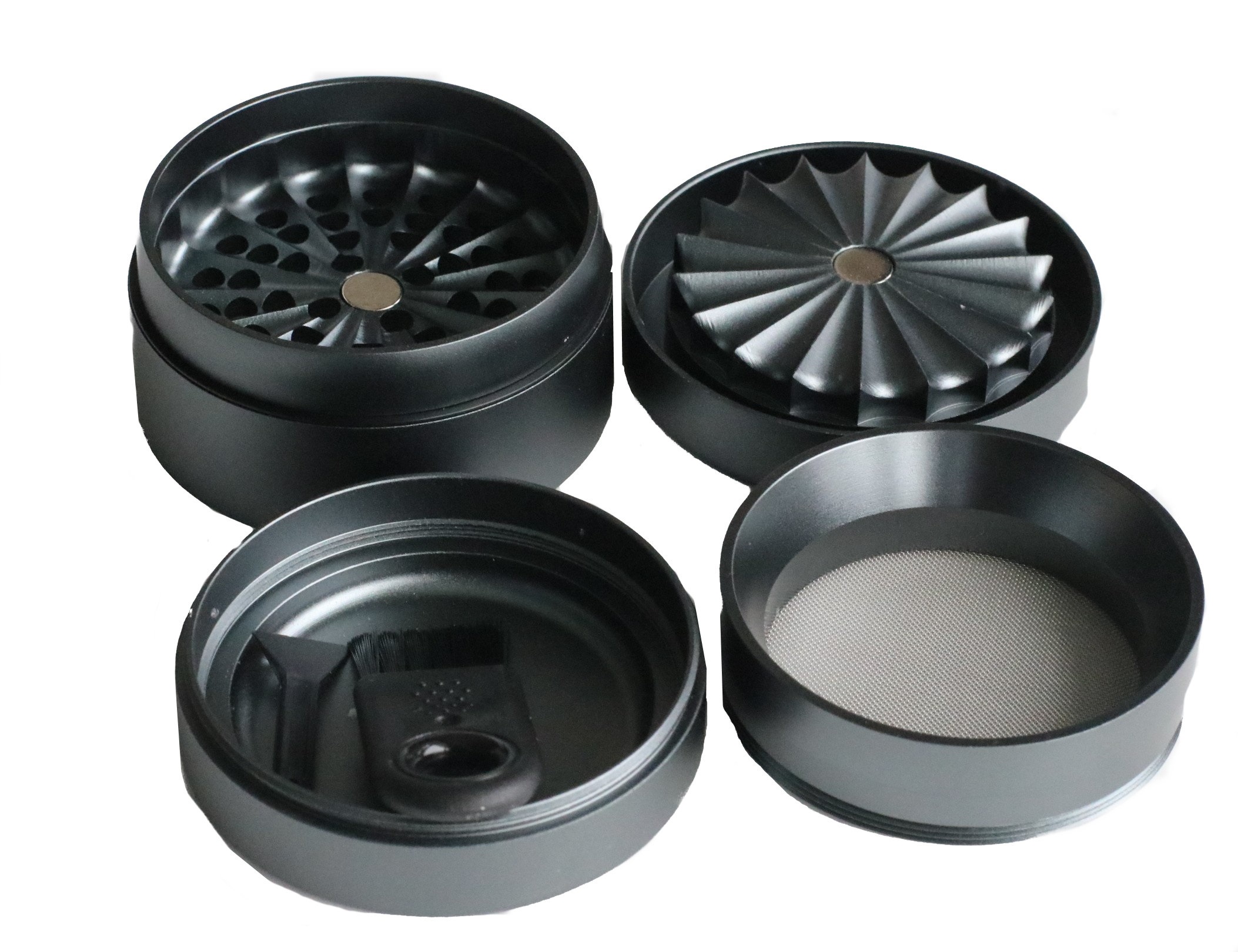 60mm PRO 420 Apollo Grinder-State of the Art Herb Crusher-Gray - Apollo Grinder by PRO 420