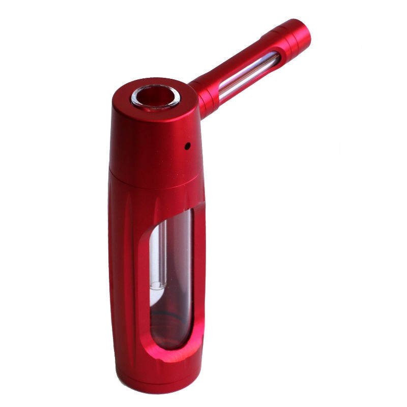 PRO420 Glass & Aluminum 6? Bubbler-Water Pipe-Easy to Clean-Perfect Small Bubbler