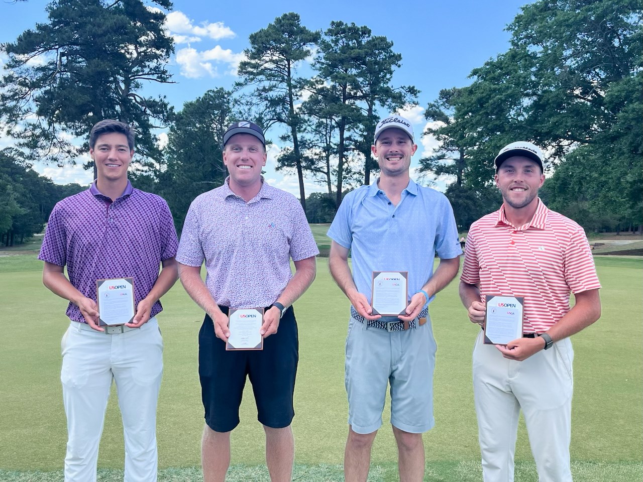 Qualifiers- Jonathan Nielson, Parker Gilliam, Shane Rogan, and Blair Bursey  Not Pictured - Medalist Ryan Cole