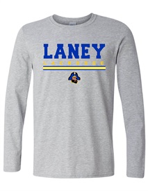 Laney Lacrosse Sport Grey Long Sleeved Soft Cotton T-Shirt - Order due date Monday, March 11, 2024