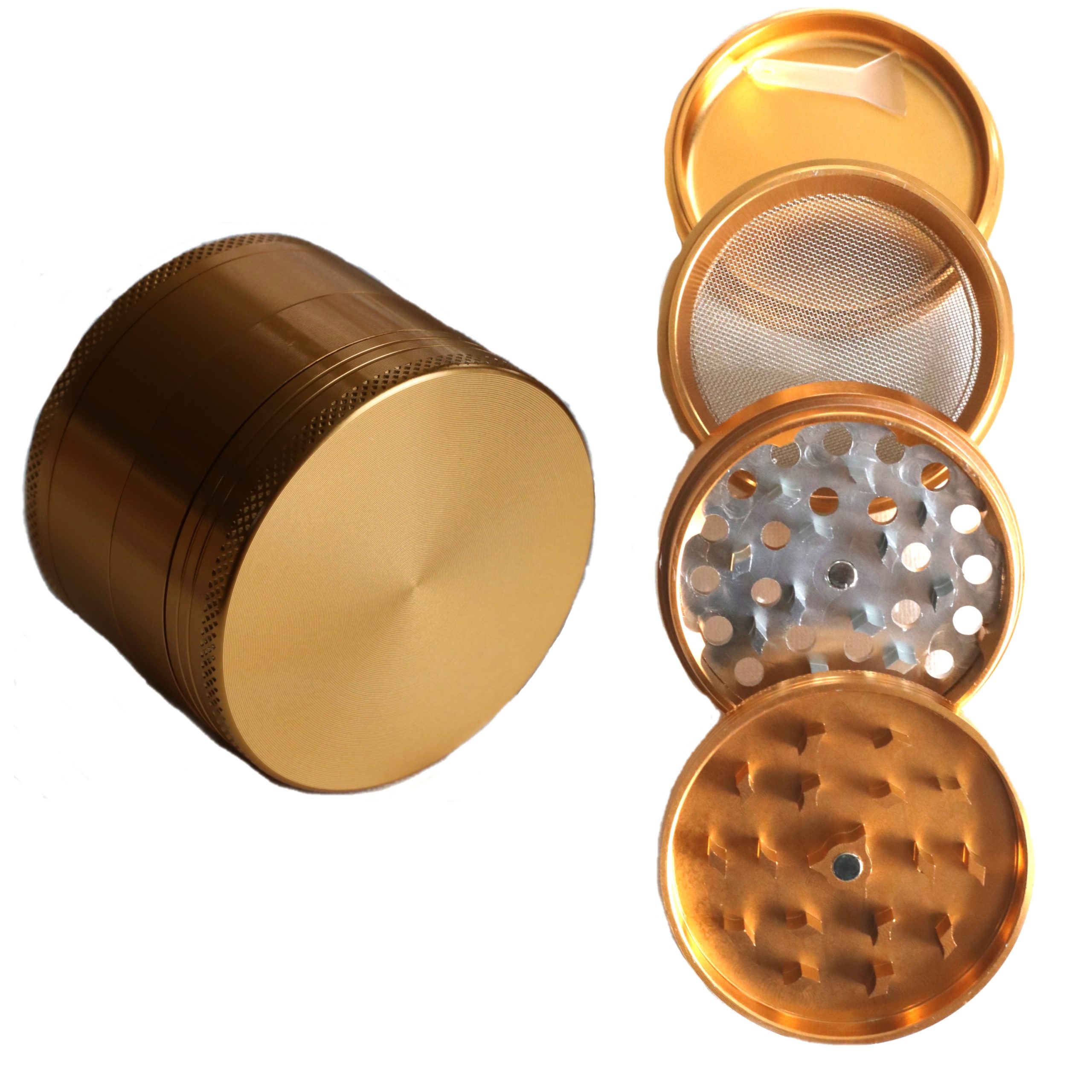 Gold Herb Grinder- 2.5