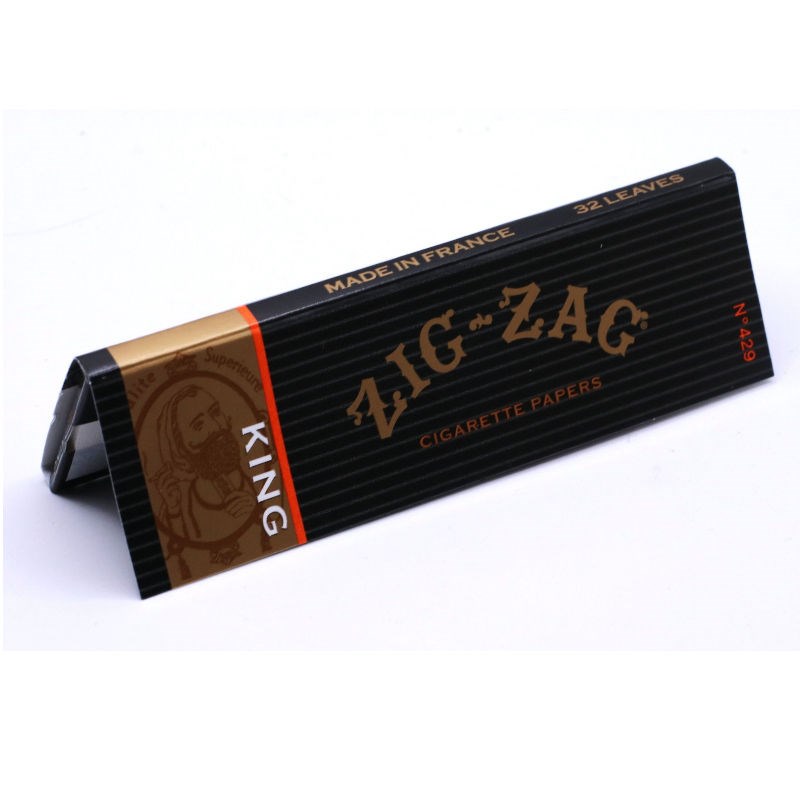 Zig Zag King Rolling Papers-32 Leaf Pack-Natural Gum Arabic