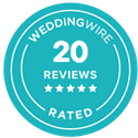 WeddingWire Rated: 20 Reviews