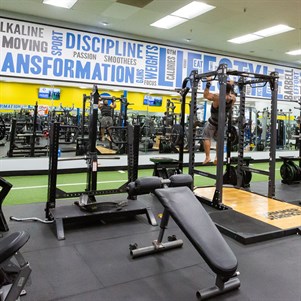 large fitness center 