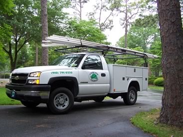 One of Landscapes Unlimited service trucks
